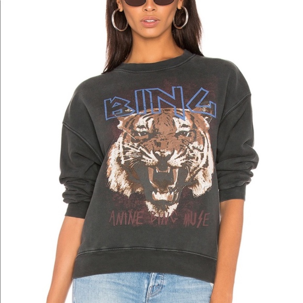 Anine Bing Tiger Muse Sweatshirt